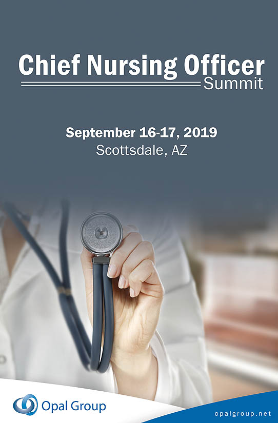 Chief Nursing Officer Summit 2019 from September 16-19, 2019 in Scottsdale, AZ, USA.