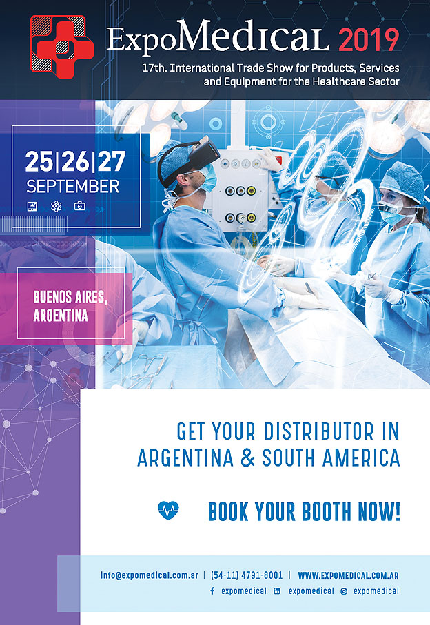 Expo Medical 2019 on September 25-27 in Buenos Aires, Argentina.