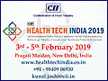 The 2nd Edition of Health Tech India 2019 is scheduled to be held from 3 – 5 February 2019 at Pragati Maidan, New Delhi, India.