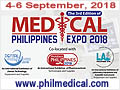 Philippine's Most Complete Medical Technology, Dental Technology, Laboratory Technology and Pharmaceutical Event from 4-6 September, 2018 at SMX Concention Center Manila, Mall of Asia Complex, Passay City, Philippines.