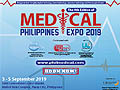 Philippine's Most Complete Medical Technology, Dental Technology, Laboratory Technology and Pharmaceutical Event from 3-5 September, 2019 at SMX Concention Center Manila, Mall of Asia Complex, Passay City, Philippines.