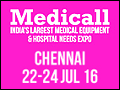 Medicall 2016 on July 22-24, 2016 in Chennai, India.