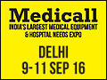 Medicall 2016 on September 9-11, 2016 in New Delhi, India.