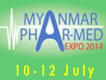MYANMAR PHARMED EXPO 2014 - 2nd International Exhibition & Conference on Medical and Pharmaceutical Industry for Myanmar will be held at Myanmar Convention Center (MCC), Myanmar.