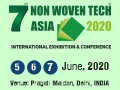 7th Non Woven Tech Asia 2020 on 5-7, 2020 at Pragati Maidan, New Delhi, India.