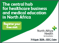 North Africa Health from 07-09 April, 2020 in Cairo,Egypt.