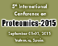 5th International Conference on Proteomics & Bioinformatics 2015 will be held on September 1-3, 2015 in Valencia, Spain.