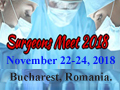 Surgeons Meet 2018 - World Congress on Surgeons from November 22-24, 2018 in Bucharest, Romania.