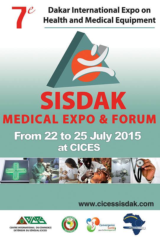 SISDAK Expo & Forum 2015 on 22 to 25 July, 2015 at CICES, Dakar, Senegal.