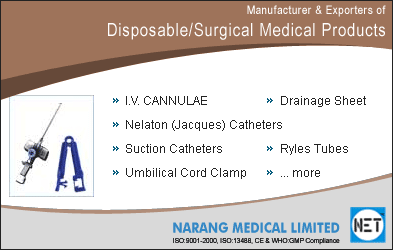 Manufacturer & Exporters of Disposable/Surgical Medical Products