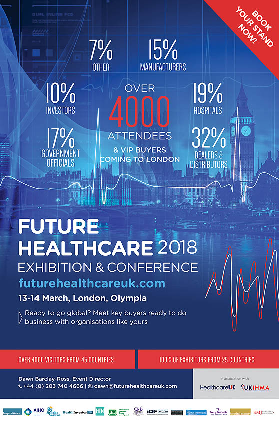 Future Healthcare UK 2018 on March 13-14, 2018 in London, United Kingdom.