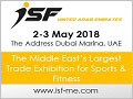 The Middle East's Largest Event for Sports, Fitness & Health - ISF UAE 2018 on 2-3 May, 2018 at The Address Dubai Marina, U.A.E.