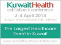 The Largest Healthcare Event in Kuwait - KuwaitHealth 2018 on 3-4 April, 2018 at Kuwait International Fair, Mishref, Kuwait.