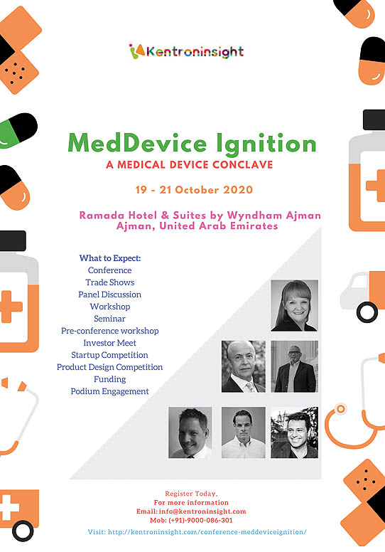 MedDevice Ignition 2020 from 19-21 October, 2020 in Ajman, U.A.E.