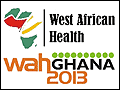 West African Health - WAH GHANA 2013 - 9th International Medical Exhibition and Conference will be held on June 25-27, 2013 at Conference Centre, Accra, Ghana.