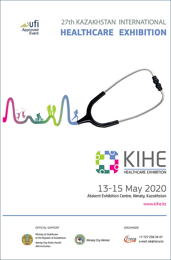 KIHE 2020 on May 13-15, 2020 at Atakent Exhibition Centre, Almaty, Kazakhstan.