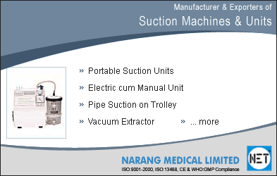 Manufacturer & Exporters of Suction Machines & Units
